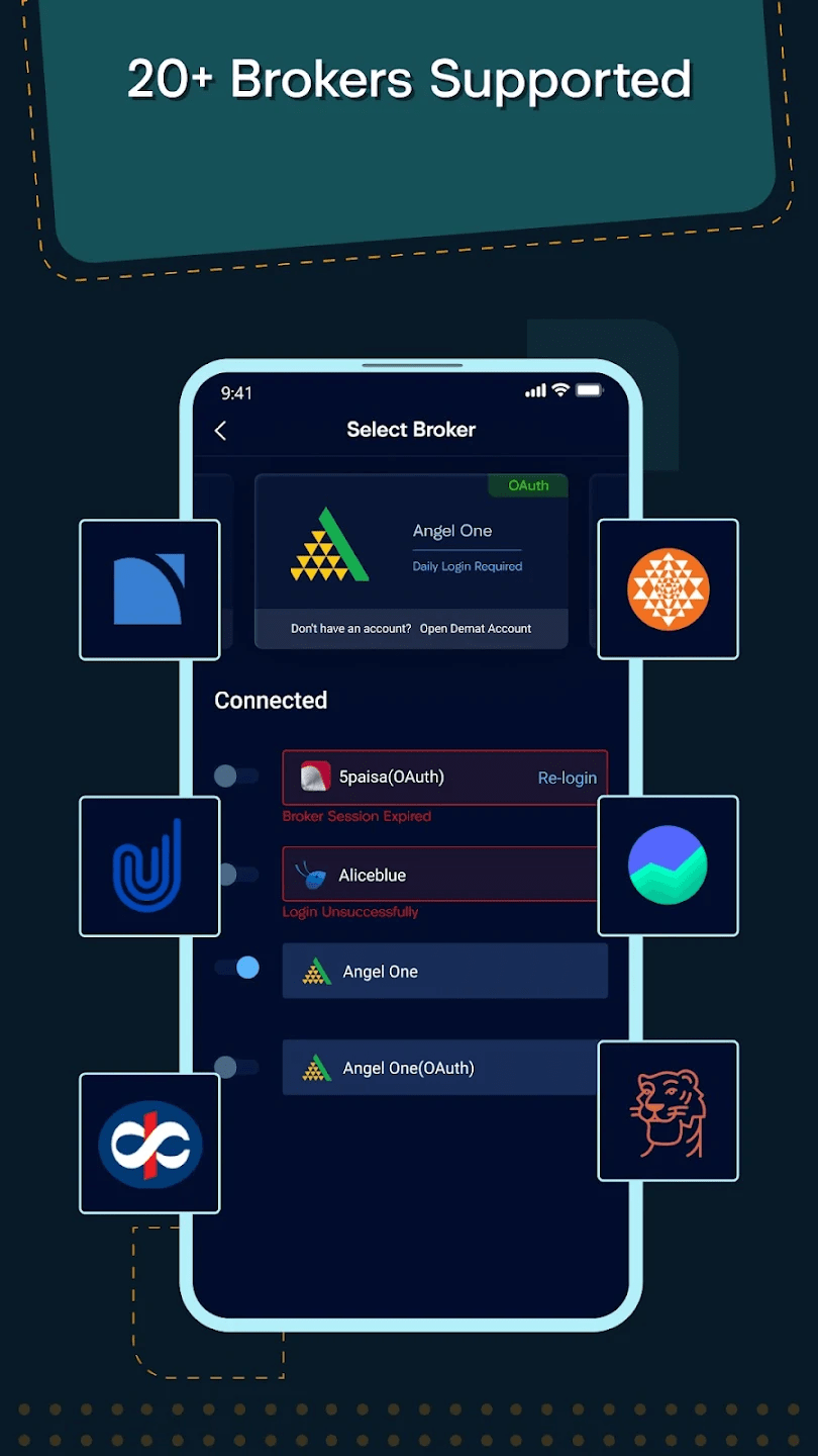 Algo Success chart screen
